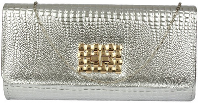 

Kion Style Party Silver Clutch