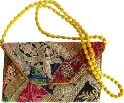 

HanumantCreations Casual Orange, Yellow, Multicolor Clutch, Multicolor;orange;yellow