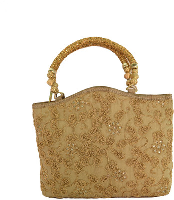 

Mahadev Exports Casual Gold Clutch