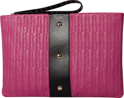 RI2K Casual Pink, Black Clutch, Black;pink