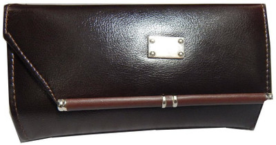 Navaksha Party Brown Clutch