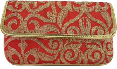 

Mahadev Exports Casual Red Clutch