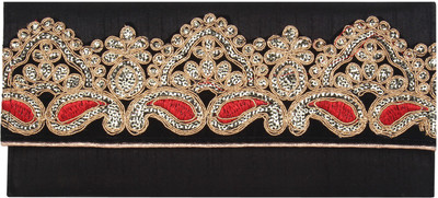 

Anekaant Party Black, Multicolor Clutch