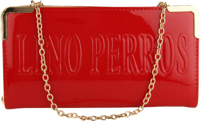 

Lino Perros Party Red Clutch