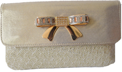 

Mahadev Exports Casual Gold Clutch