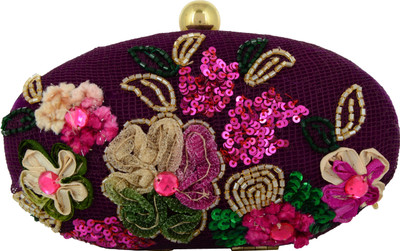 

Tooba Handicraft Party Multicolor Clutch