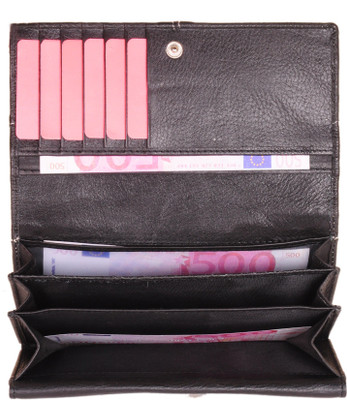 

Hawkeyed Casual Black Clutch
