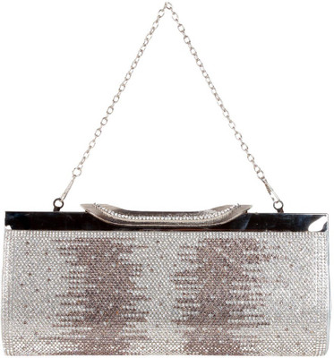 

Reedra Party Silver Clutch