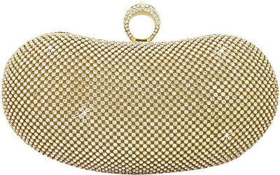 

MAASHA Party Gold Clutch