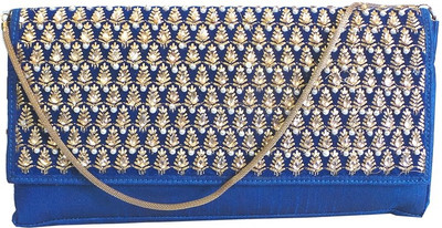 

Bhamini Party Blue Clutch