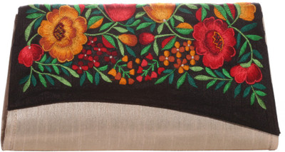 

Soulful Threads Party Beige Clutch