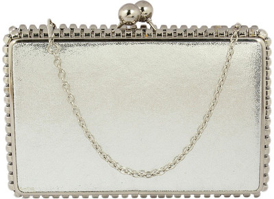 

Kion Style Party Silver Clutch
