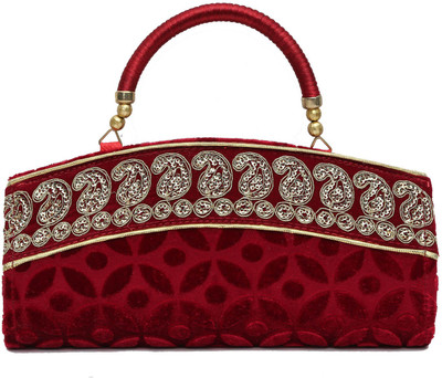 

Jolie Casual Red Clutch