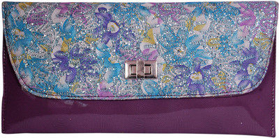 

Womaniya Party Purple Clutch