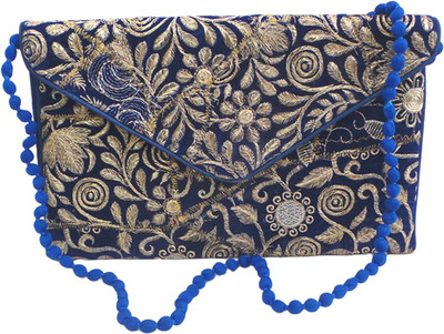 

Bhamini Casual Blue Clutch