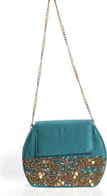 

Elite Party Green Clutch