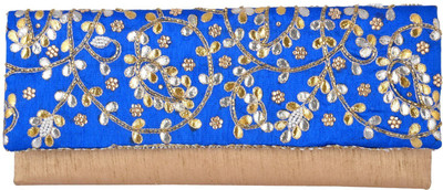 

Arisha Kreation Co Party Blue Clutch