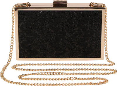 

Horra Party Black, Gold Clutch