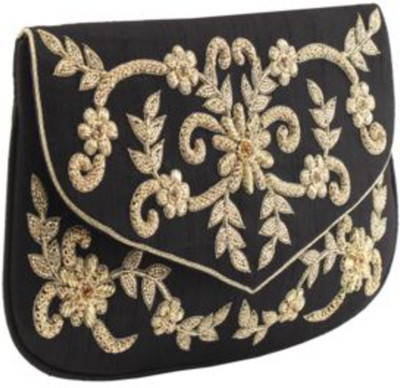 

Sunbeams Party Black Clutch