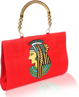 

Aditi Trends Party Red Clutch