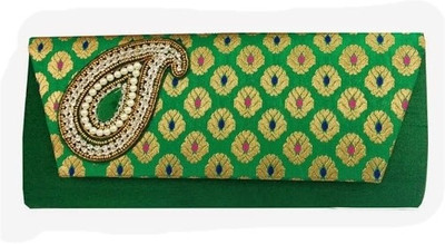 

Angelfish Party Green Clutch