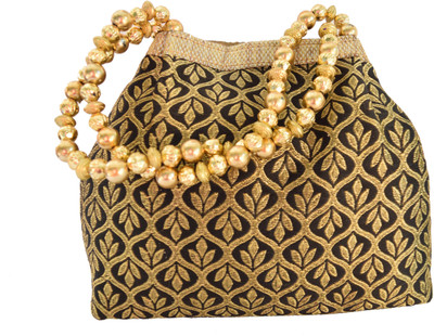 

Mahadev Exports Party Black Clutch