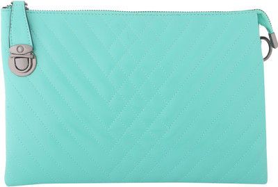 

Priya Exports Party Green Clutch