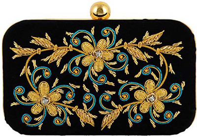 

Duchess Party Black, Gold Clutch