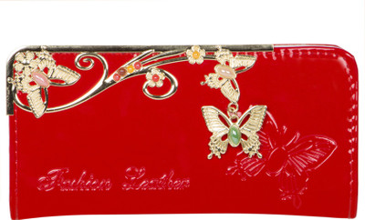 

Fashion Leather Party Red Clutch