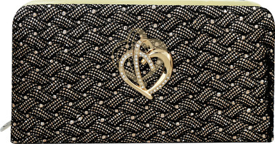 

Crude Casual Black Clutch