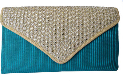 

Mahadev Exports Casual Blue Clutch