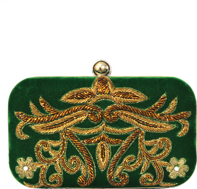 

Colors Inc Party Green Clutch