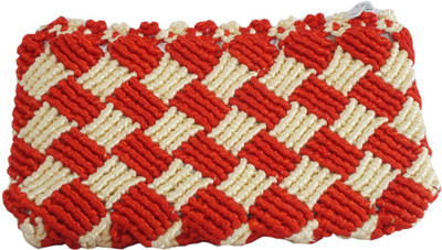 

Rosy Casual Red, Beige Clutch, Beige;red
