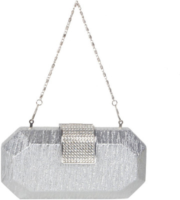 

Reedra Party Silver Clutch