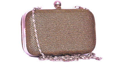 

Berrypeckers Party Gold Clutch