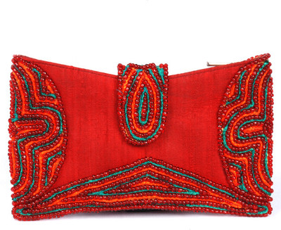 65% OFF on Favola Casual Red Clutch