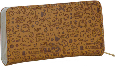 Urban Gypsys Casual Tan Clutch