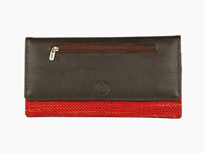 

99Cells Casual Red Clutch