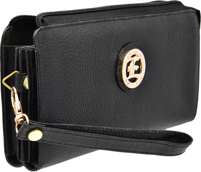 

JFL-Jewellery For Less Casual Black Clutch