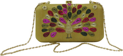 

Deepsum Party Gold Clutch
