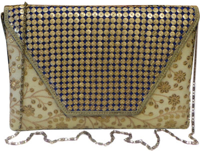 

Bhamini Party Blue Clutch