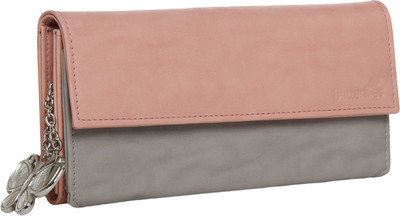 

Butterflies Casual Pink, Grey Clutch, Grey;pink