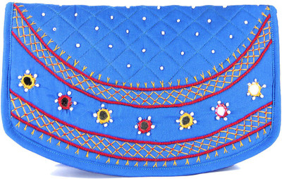

Womens Cottage Casual Blue Clutch