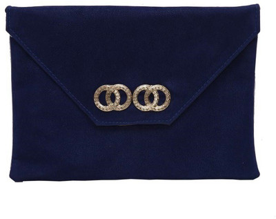 

Glitter Glory Party Blue Clutch