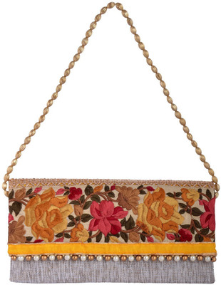 

Arisha Kreation Co Party Grey Clutch