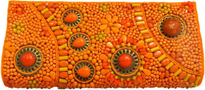 

Kawaii Casual Orange Clutch