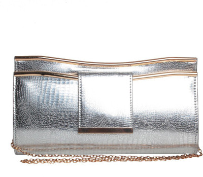 

Reedra Party Silver Clutch