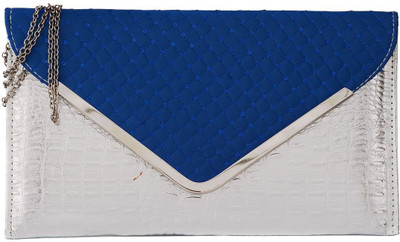 

Fashnopolism Casual Blue Clutch