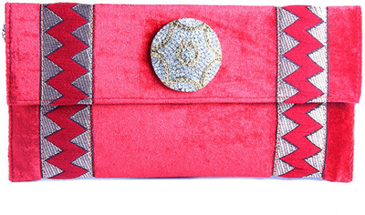 66% OFF on Saisha Party Pink Clutch