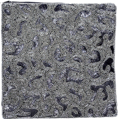 

Diwaah Casual Silver Clutch